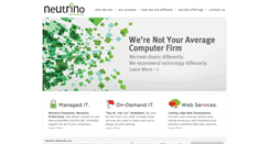 Desktop Screenshot of goneutrino.com